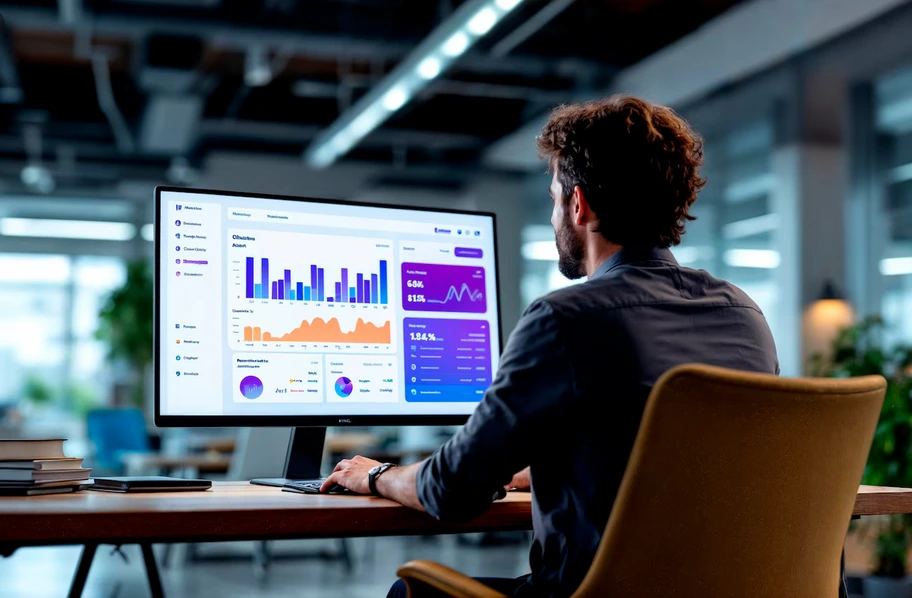 Analytics dashboard UI