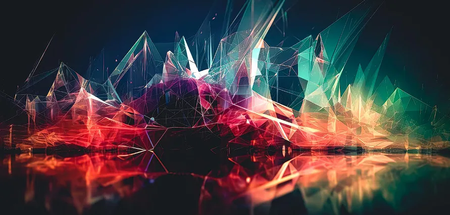 Website design mockups and performance graphs